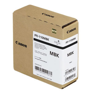 Canon PFI-110 Matt Black Pigment Ink Cartridge - 130ml