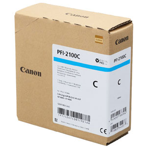 Canon PFI-2100 Cyan Pigment Ink Cartridge - 160ml