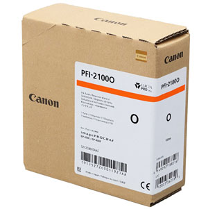 Canon PFI-2100 Orange Pigment Ink Cartridge - 160ml