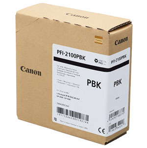 Canon PFI-2100 Photo Black Pigment Ink Cartridge - 160ml