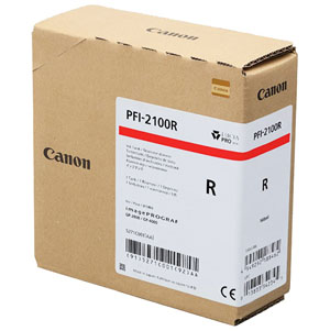 Canon PFI-2100 Red Pigment Ink Cartridge - 160ml