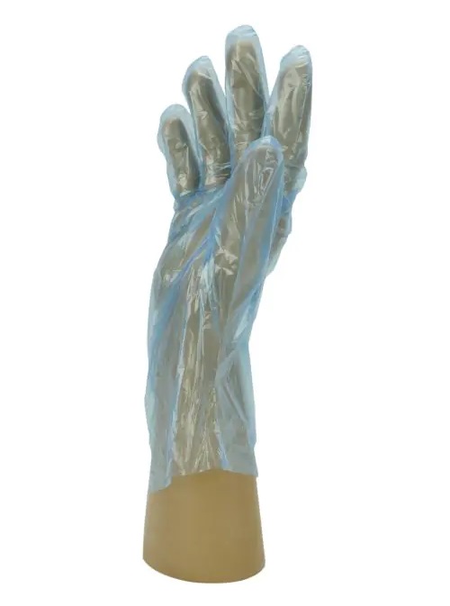 Poly Gloves - Blue - Size Large - Pack of 10,000