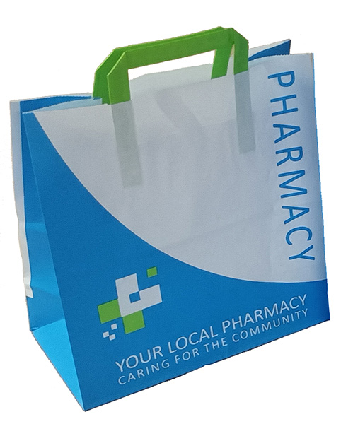 Pharmacy Bags Flat Handle - Medium - 250x Per Pack