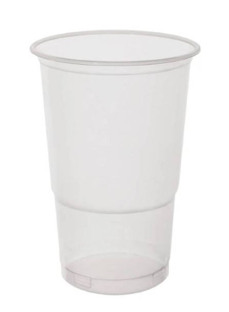 Full Pint Glass - 500ml Disposable RPET - 50x Per Pack