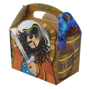 Pirate Kids Party Boxes - 250x Per Pack