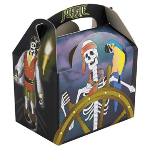 Pirate Kids Party Boxes - 250x Per Pack