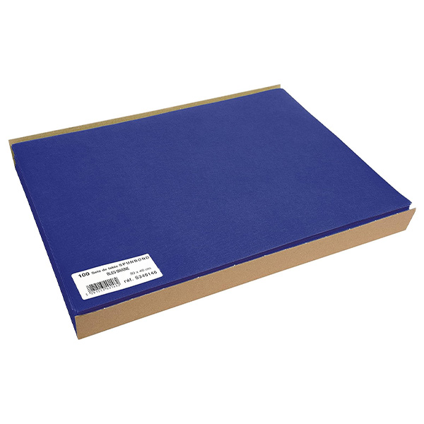 Party Placemats Navy Blue - Premium Fabric Like - 30cm x 40cm - 100x Per Pack