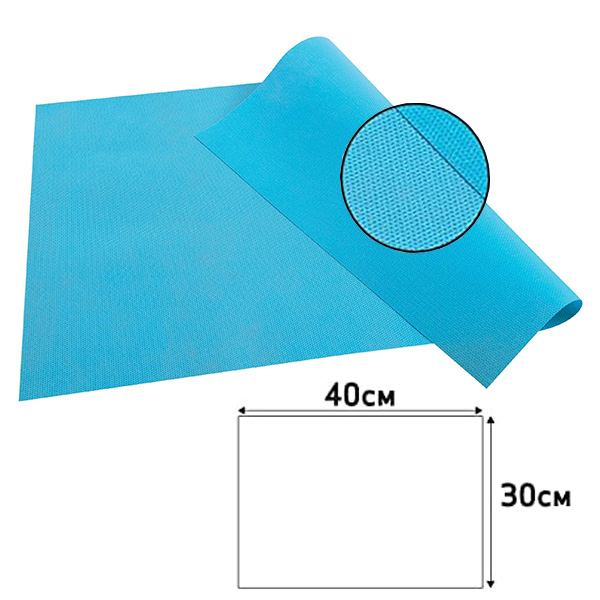 Party Placemats Turquoise - Premium Fabric Like - 30cm x 40cm - 100x Per Pack