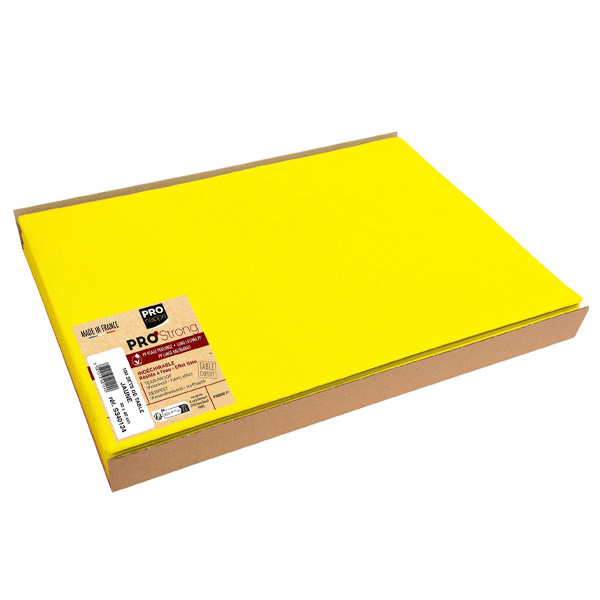 Party Placemats Yellow - Premium Fabric Like - 30cm x 40cm - 100x Per Pack