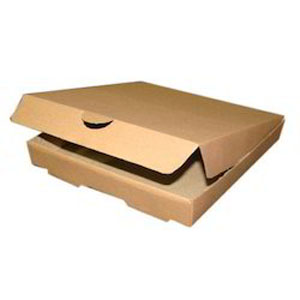 Plain Kraft Pizza Boxes 10