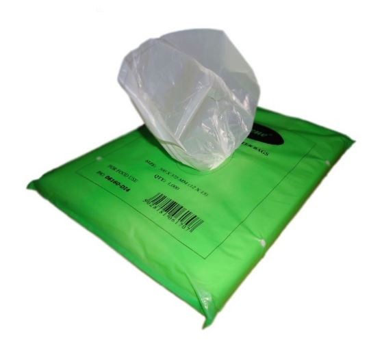 White Flat Counter Bags 10