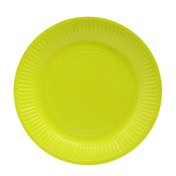 Party Plates Kiwi Green 23cm / 9inch - 20x Per Pack