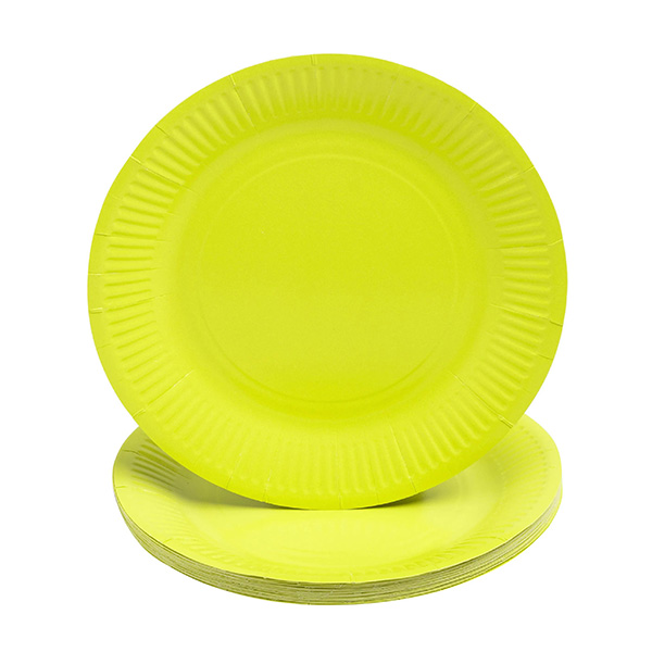 Party Plates Kiwi Green 23cm / 9inch - 20x Per Pack