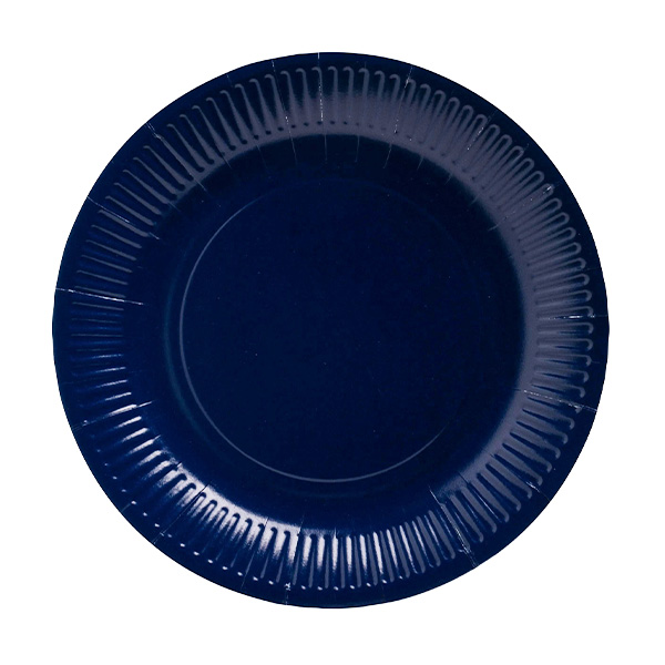 Party Plates Navy Blue 23cm / 9inch - 20x Per Pack