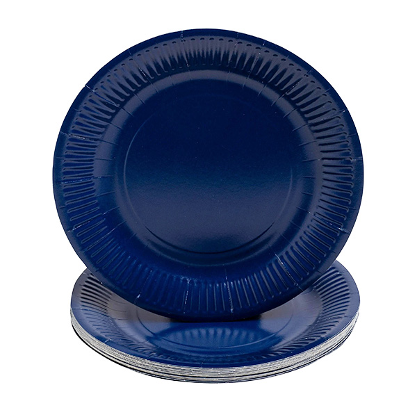 Party Plates Navy Blue 23cm / 9inch - 20x Per Pack