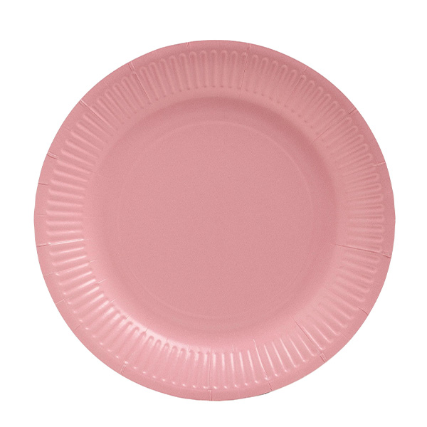 Party Plates Pink 23cm / 9inch - 20x Per Pack