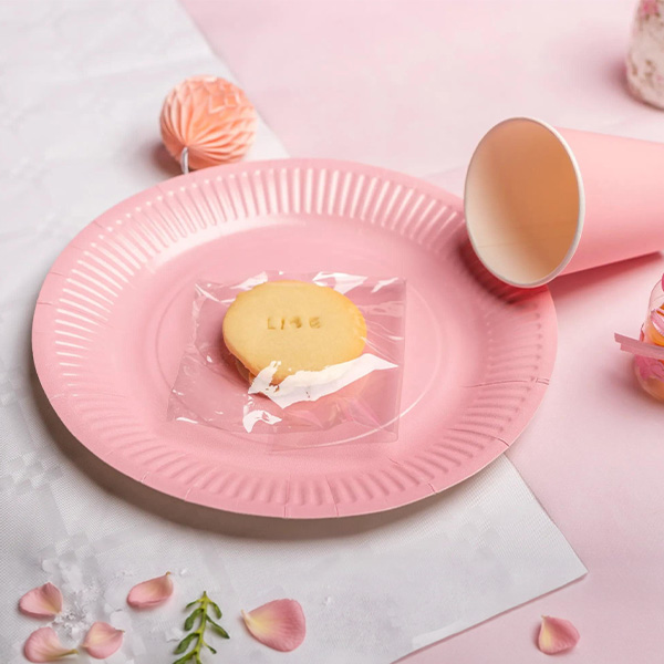 Party Plates Pink 23cm / 9inch - 20x Per Pack