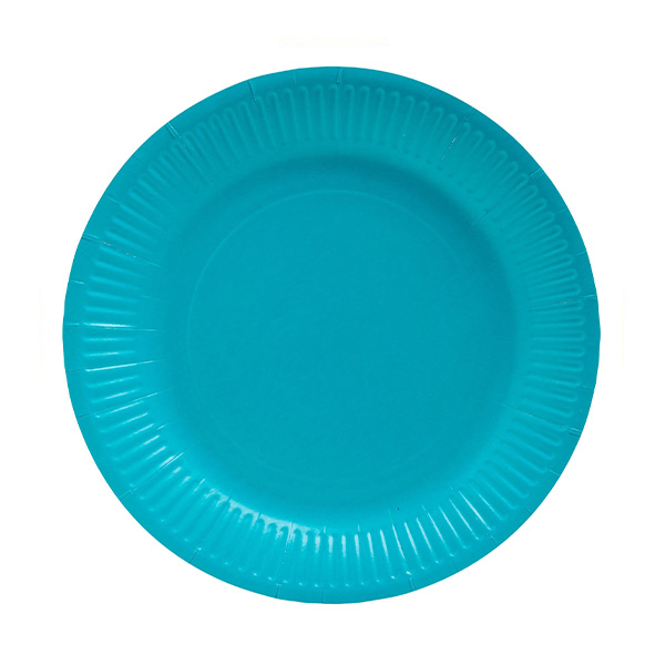 Party Plates Turquoise 23cm / 9inch - 20x Per Pack