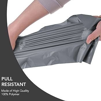 Poly Mailing Bags - Grey - 600mm x 900mm - 100x Per Case