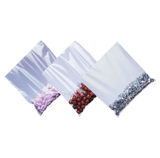 Clear Polythene Bag 178mm x 229mm Open Ended 50Mic - 1000x Per Pack 