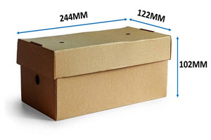 Burger Meal Box - Premium Corrugated - 100x Per Case