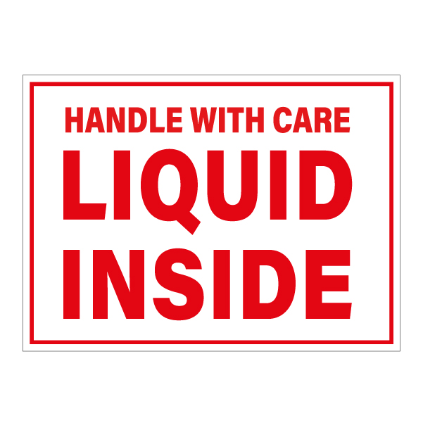 Liquid Inside - Symbol Labels - 108mm x 79mm - 500x Labels Per Roll Liquid Inside - Symbol Labels - 108mm x 79mm - 500x Labels Per Roll