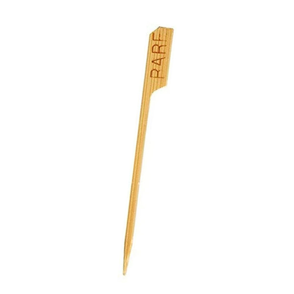 Bamboo Steak Markers - Rare - 90mm - 100x Per Pack