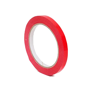 Red Polypropylene Butchers Tape 9mm x 66m - 16x Per Pack