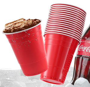 16oz Red Party Cup - 50x Per Pack