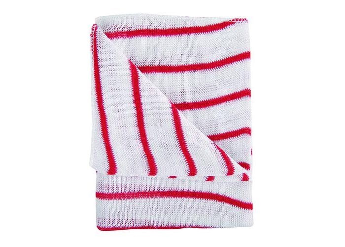 Red Dish Cloths 300 x 400mm - 10x Per Pack