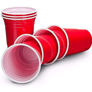 16oz Red Party Cup - 25 Per Pack