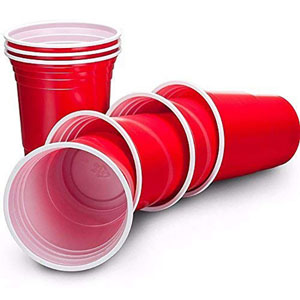 12oz Red Party Cup - 50x Per Pack