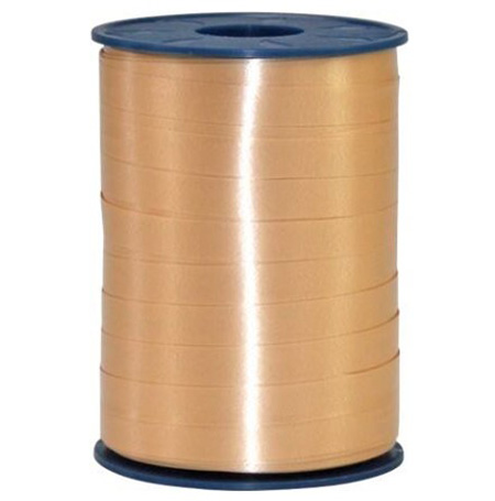 Curling Ribbon Champagne Glossy - 10mm x 250m  - 1x Roll Per Pack