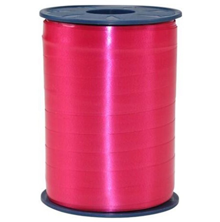 Curling Ribbon Raspberry Glossy - 10mm x 250m  - 1x Roll Per Pack