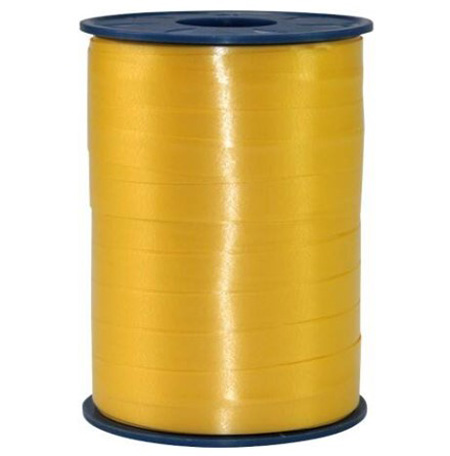 Curling Ribbon Yellow Glossy - 10mm x 250m  - 1x Roll Per Pack