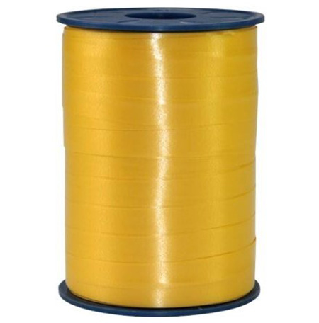 Curling Ribbon Yellow Glossy - 10mm x 250m  - 1x Roll Per Pack