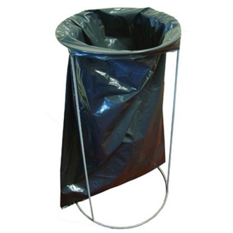Round Wire Bin & Stand White - Large 840mm - 1x Per Pack