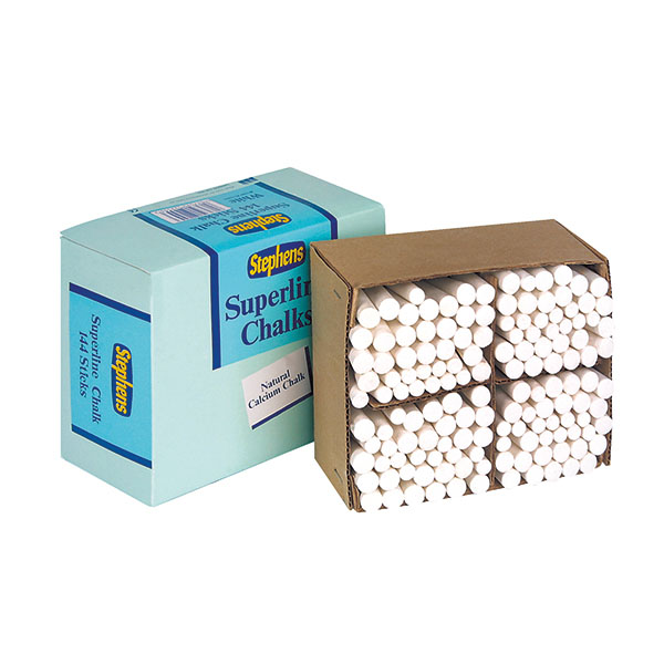 Stephens Chalk White - 144x Per Pack