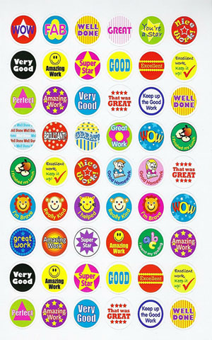 Reward Stickers - 780 Per Pack