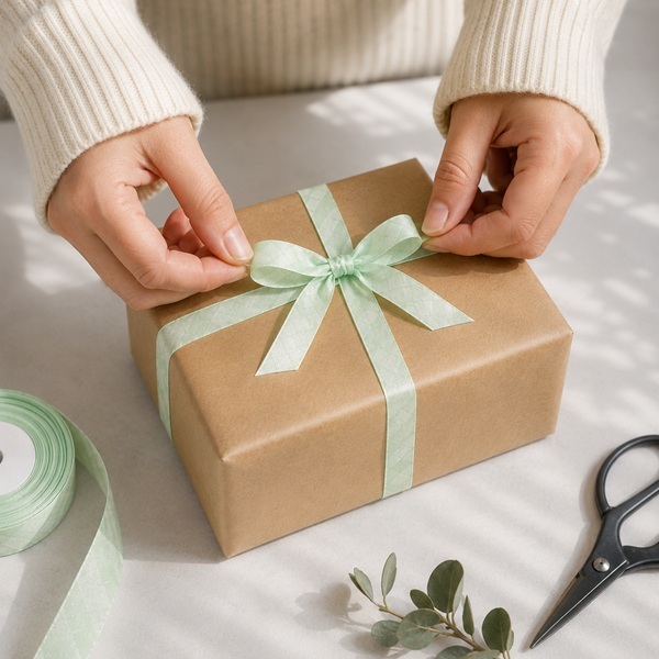 Curling Ribbon Sage Green Glossy - 7mm x 10m  - 1x Roll Per Pack