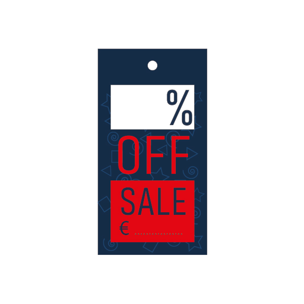 Strung Pricing Tags - Sale  45mm x 85mm - 100 Per Pack
