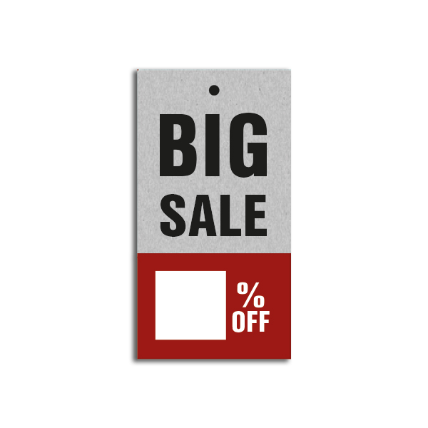 Strung Pricing Tags - Big Sale  Off 45mm x 85mm - 100 Per Pack