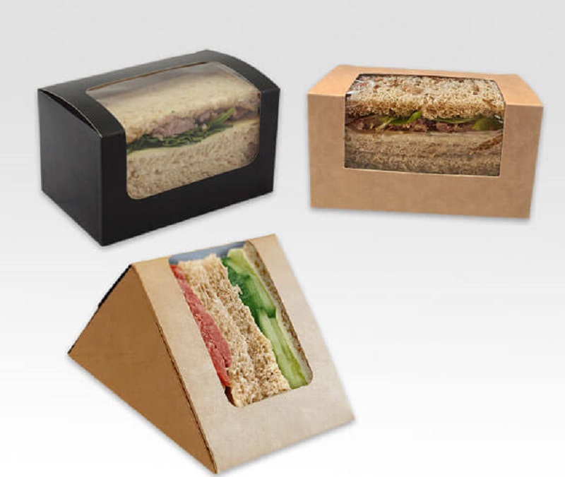 Elegance Sandwich Square Pack 125x77x72mm - 500 Per Pack