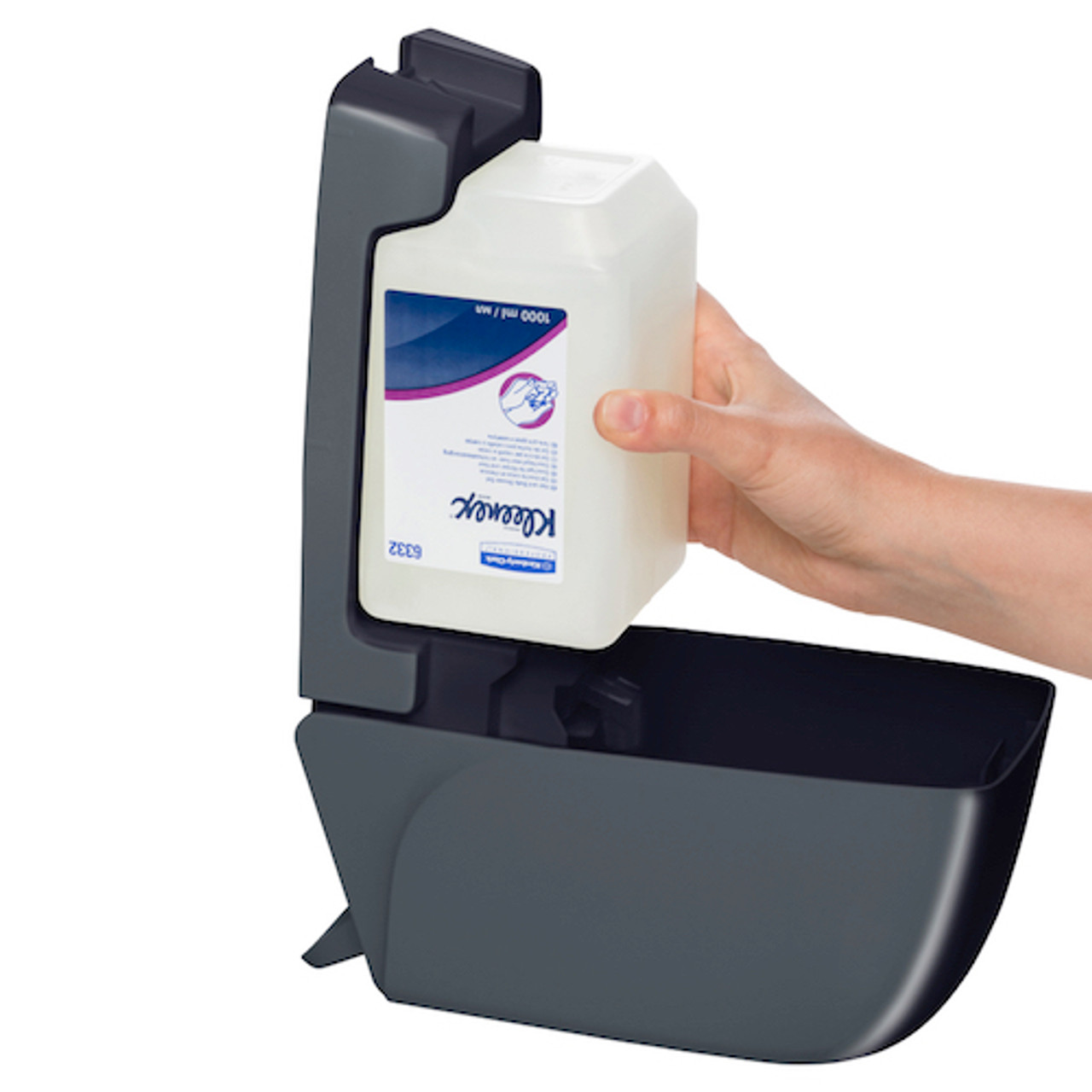 Scott Aquarius Hand Soap Dispenser Black - 1x Per Pack Scott Aquarius Hand Soap Dispenser Black - 1x Per Pack