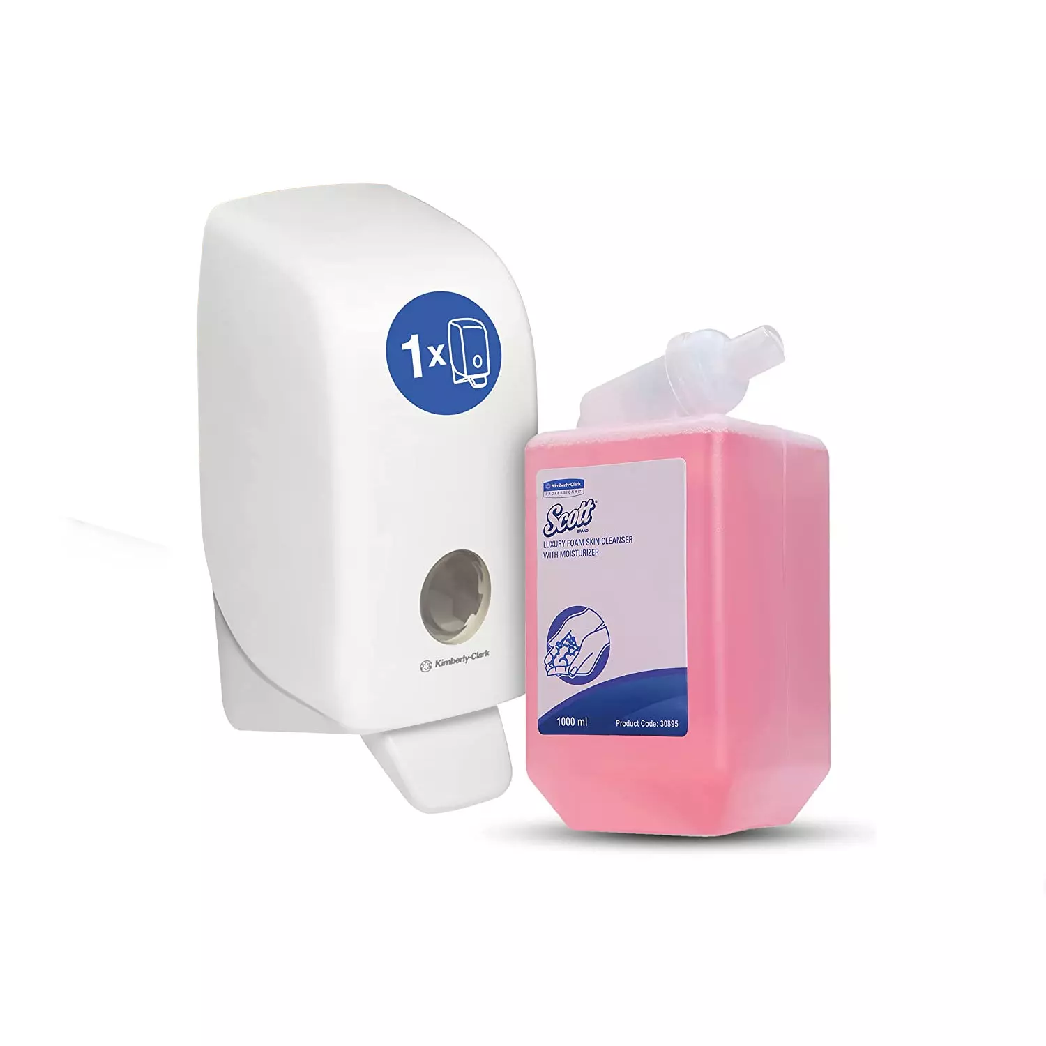 Scott Aquarius Hand Soap Dispenser White - 1x Per Pack Scott Aquarius Hand Soap Dispenser White - 1x Per Pack