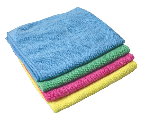 Performance Microfibre Cloths Green - 40 x 40cm 200GSM - 10x Per Pack