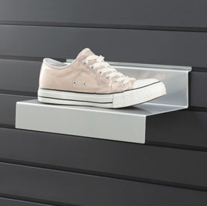 Slatwall Shoe Shelf - 1 Per Pack