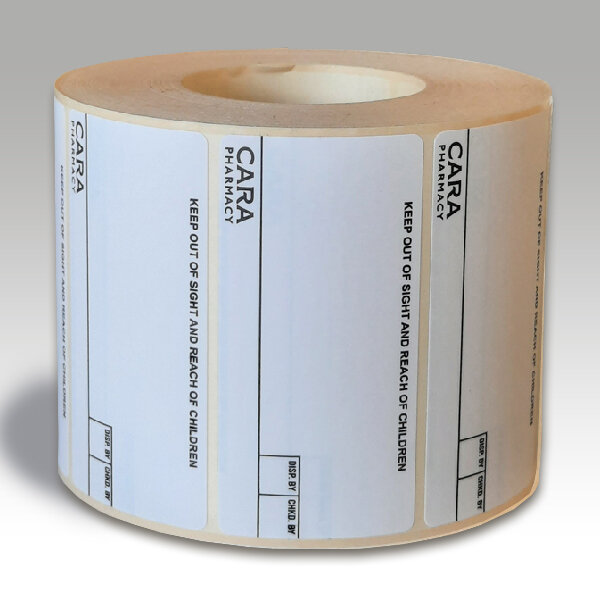 Pharmacy Labels Cara 37mm x 70mm - 1000x Labels Per Roll