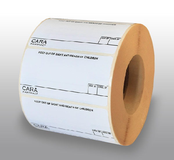 Pharmacy Labels Cara 37mm x 70mm - 1000x Labels Per Roll