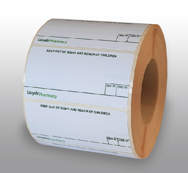 Pharmacy Labels Lloyds 37mm x 70mm - 1000x Labels Per Roll